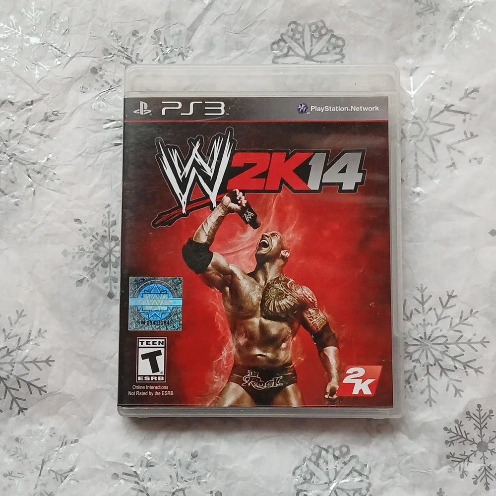 W2K 14 Wrestling Ps3 Game